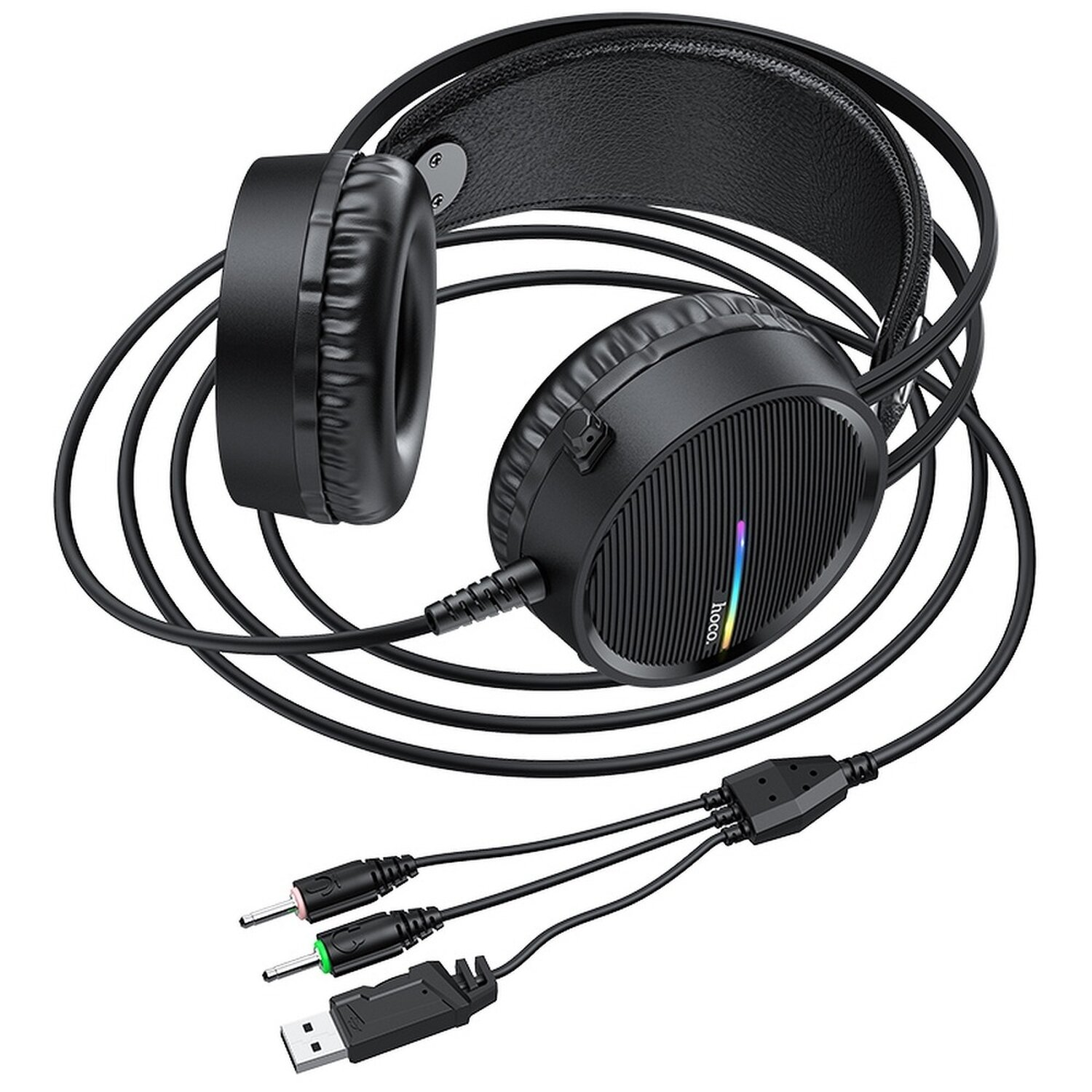 Headset, COFI Over-ear Hoco Schwarz Gaming Kopfhörer