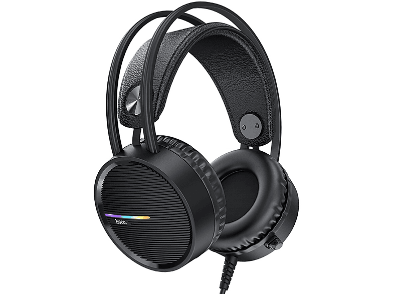 COFI Hoco Gaming Headset, Schwarz Over-ear Kopfhörer