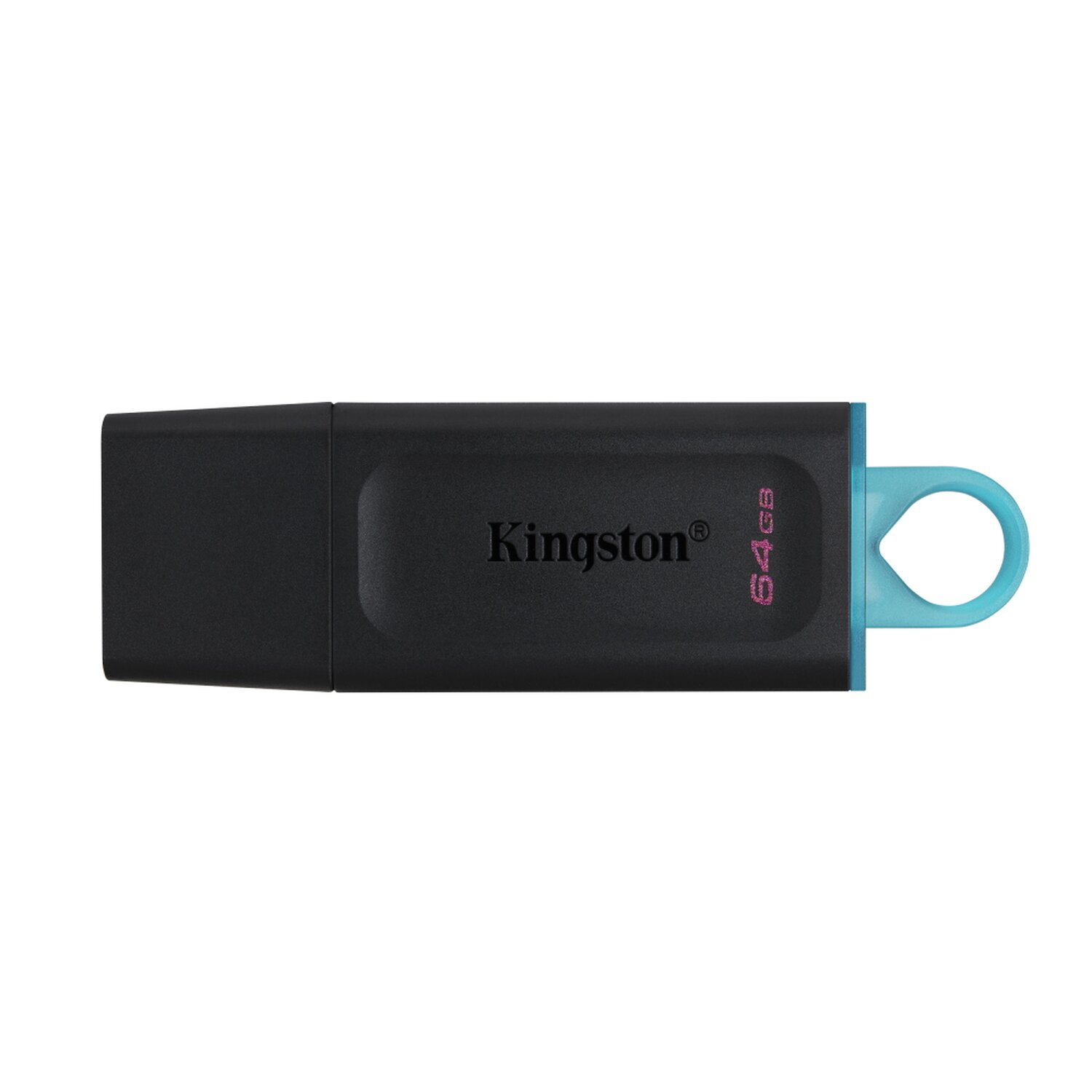 Memoria USB 64 GB - KINGSTON Data Traveler Exodia, Negro y Azul