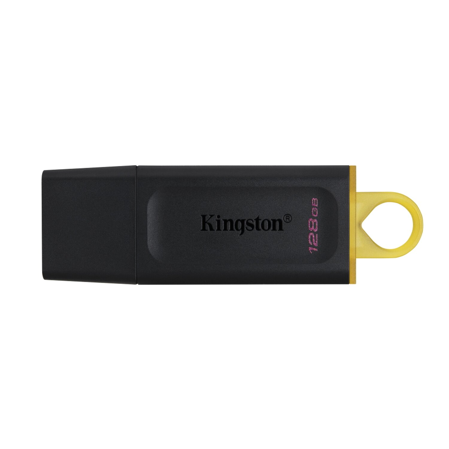 Memoria USB 128 GB - Data Traveler Exodia KINGSTON, Negro y Amarillo