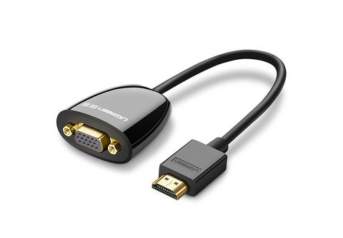 FOINNEX VGA to HDMI Cable 50FT/15M, Old PC to New TV/Monitor with HDMI, VGA  to HDMI Adapter Cable with Audio, VGA Male to HDMI Male Adaptador Cord for