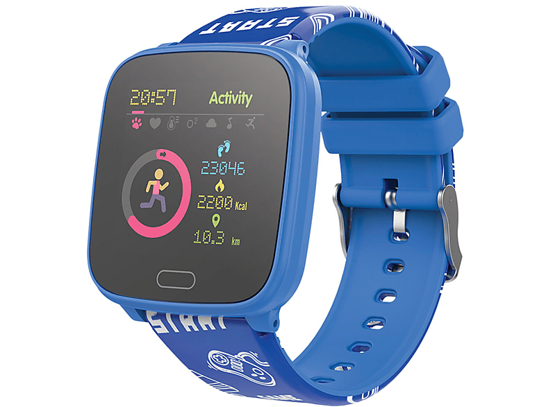 Kunststoff, Smartwatch JW-100 FOREVER Blau