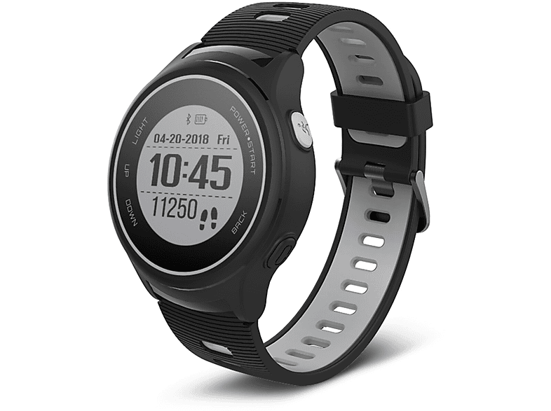 FOREVER SW-600 Smartwatch Kunststoff, Schwarz