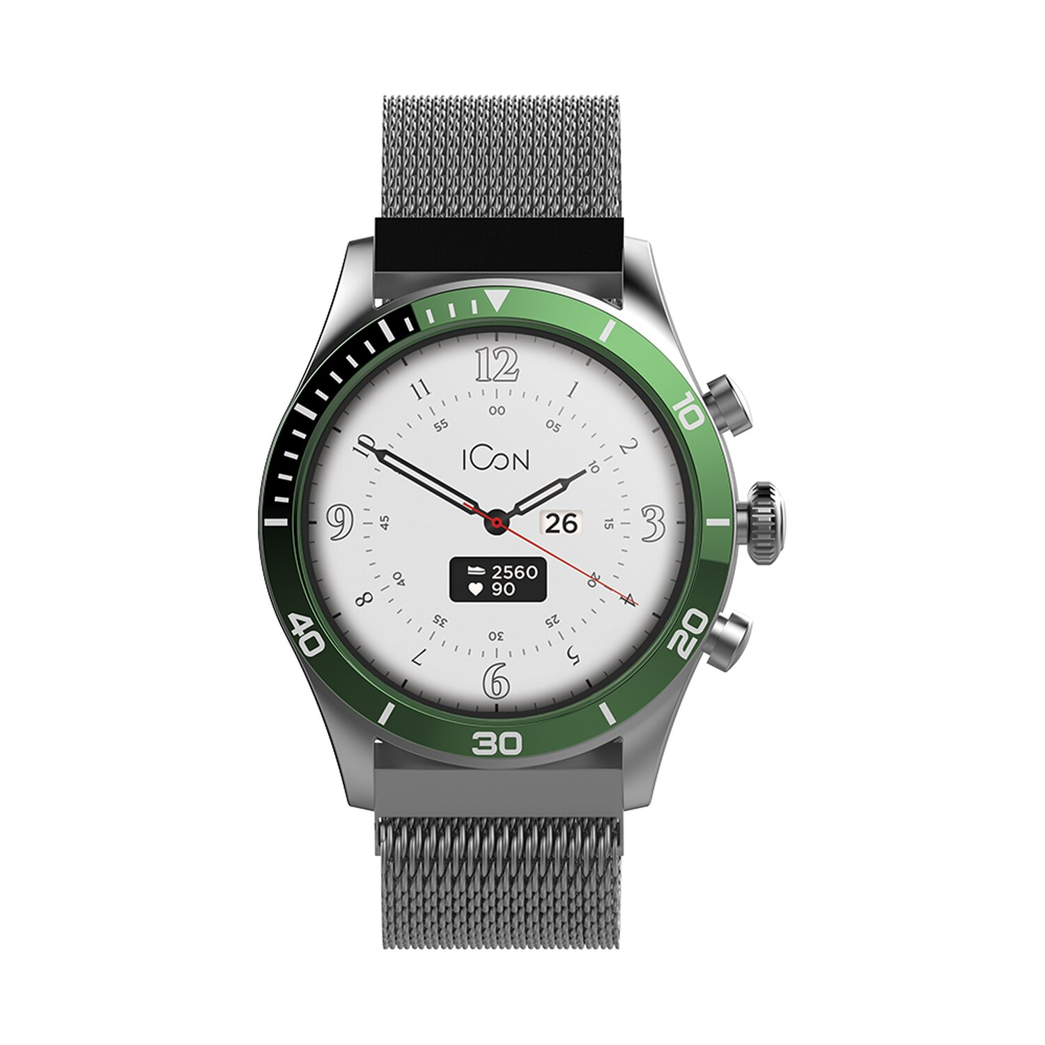 FOREVER Kunststoff, AMOLED Smartwatch Grün