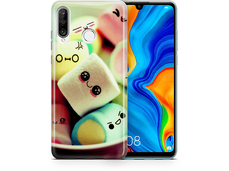 KÖNIG DESIGN Schutzhülle, Backcover, Xiaomi, Mi Note 10, Mehrfarbig