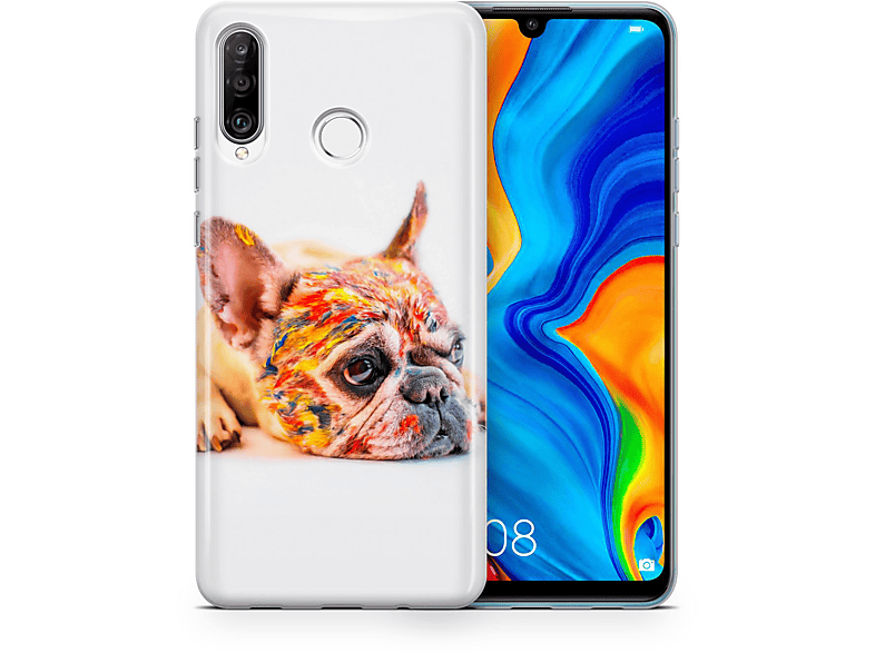 KÖNIG DESIGN Schutzhülle, Backcover, Huawei, P40 Pro, Mehrfarbig