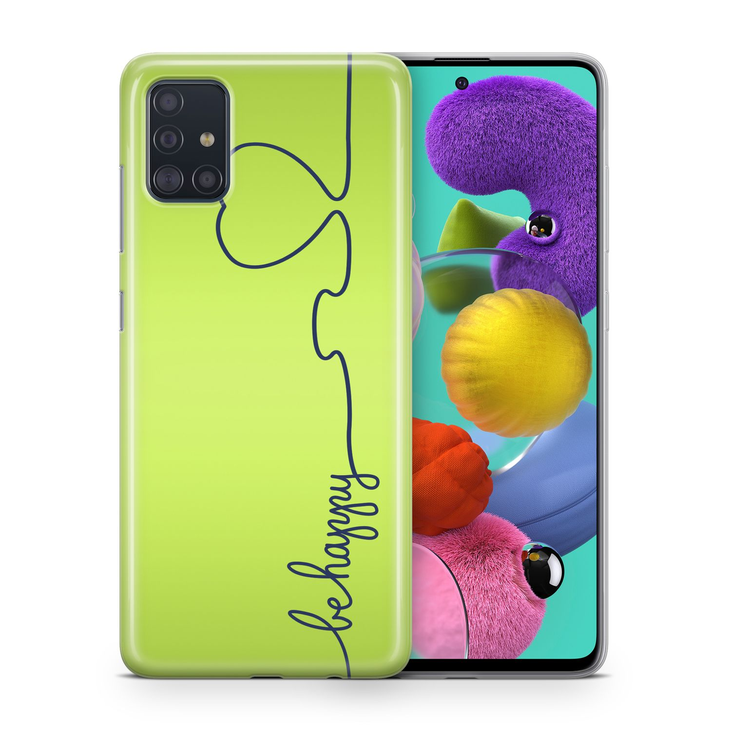 Samsung, DESIGN Galaxy A42 Grün 5G, Handyhülle, KÖNIG Backcover,