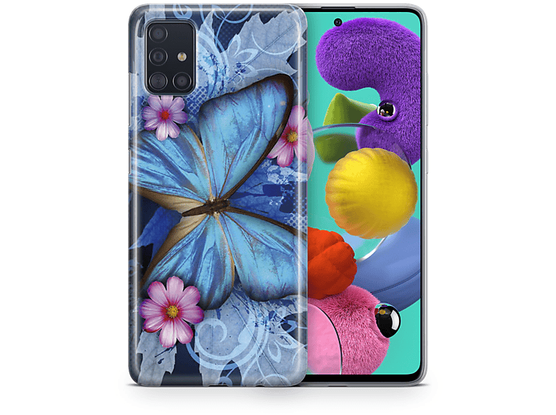 KÖNIG DESIGN Handyhülle, Blau S20 Galaxy Backcover, Samsung, Plus