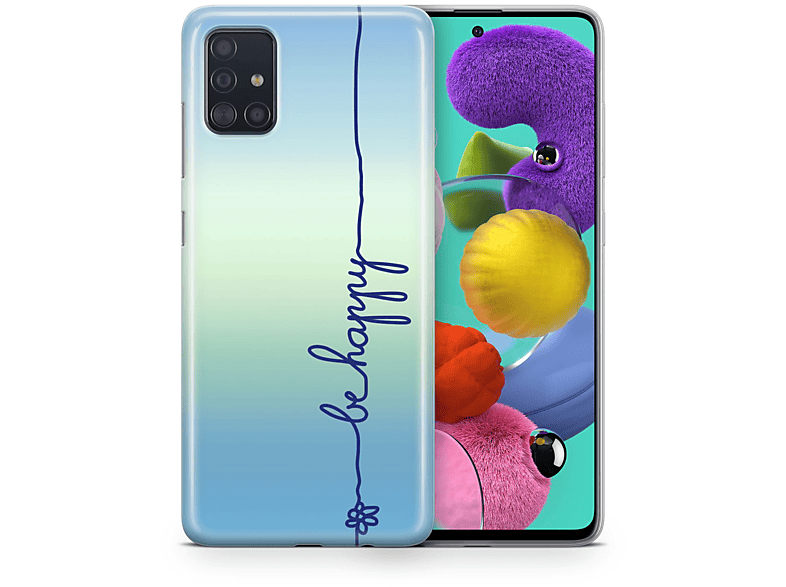 KÖNIG DESIGN Handyhülle, Backcover, Samsung, Galaxy A32 5G, Blau