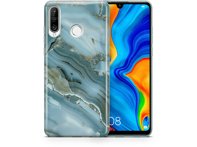 KÖNIG DESIGN Schutzhülle, Backcover, Xiaomi, Mi Note 10, Blau