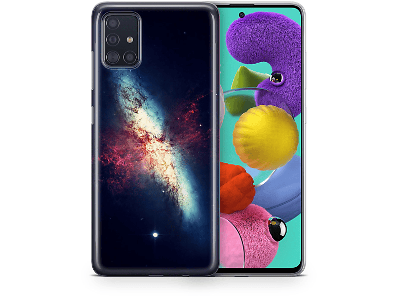 Galaxy Schwarz Samsung, Backcover, A42 5G, DESIGN Handyhülle, KÖNIG