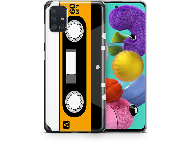 KÖNIG DESIGN Mehrfarbig 5G, Backcover, Handyhülle, A42 Galaxy Samsung