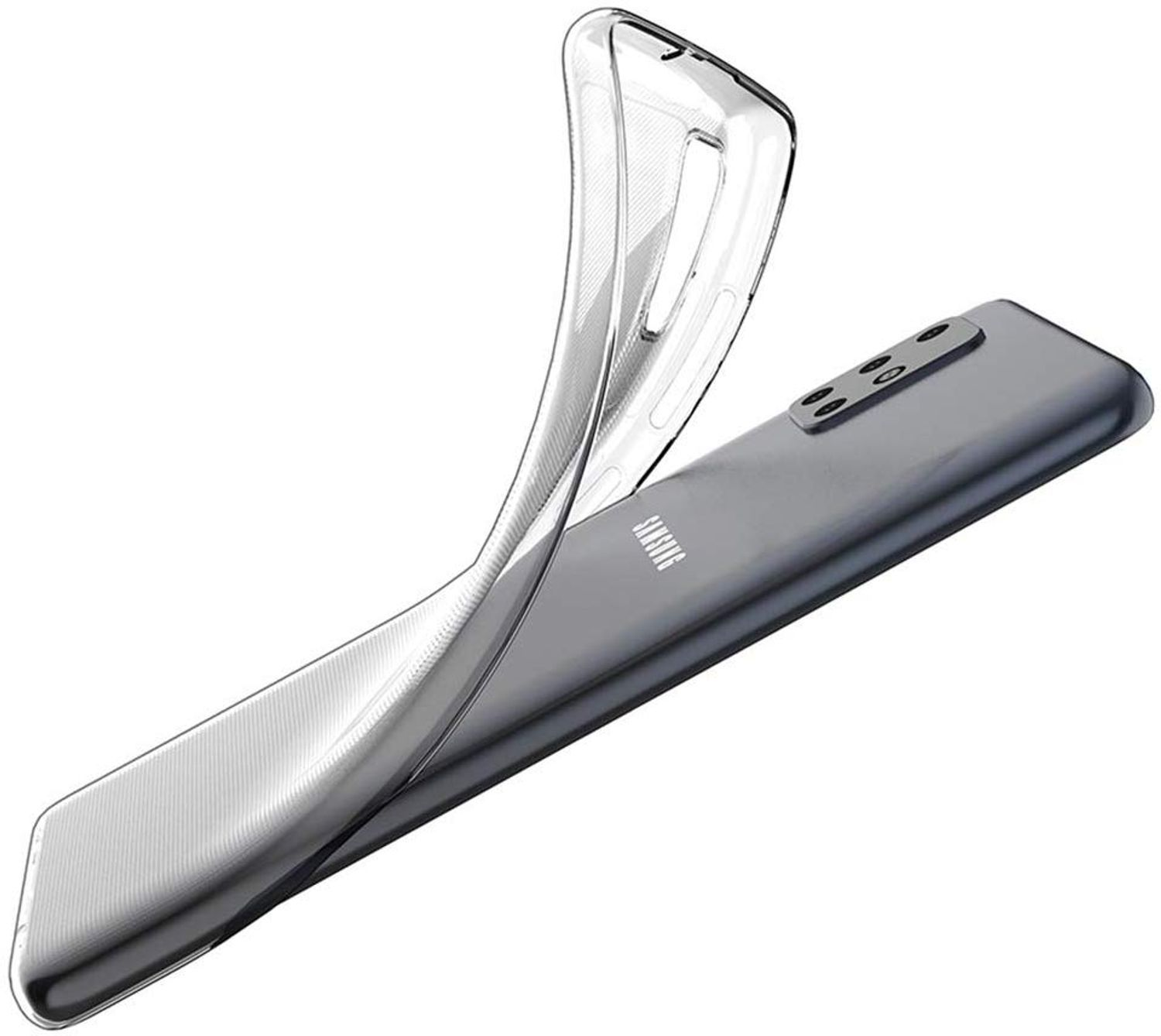 Samsung, Handyhülle, A32 5G, Weiß Backcover, KÖNIG DESIGN Galaxy