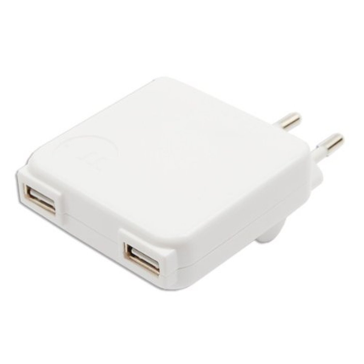 MACALLY 2-Port USB AC Watt Weiß Ladegerät 10 USB Ladegerät, AC