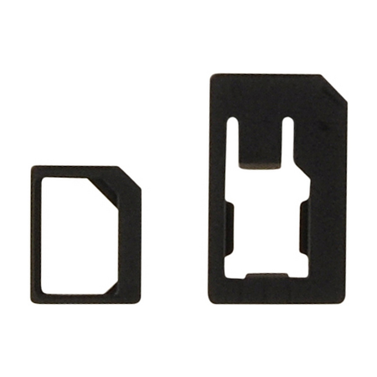 CELLUX to & Mini-SIM Adapter Adapter black to SIM Kit, Schwarz Micro-SIM Kit, Nano-SIM Nano-SIM