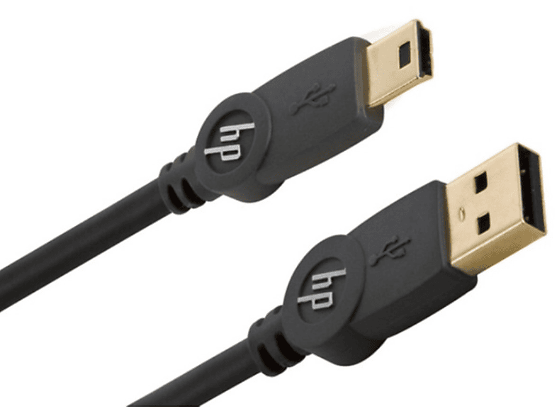 MONSTER CABLE HP Mini-USB-Kabel 0,15m Mini USB-Kabel, Schwarz