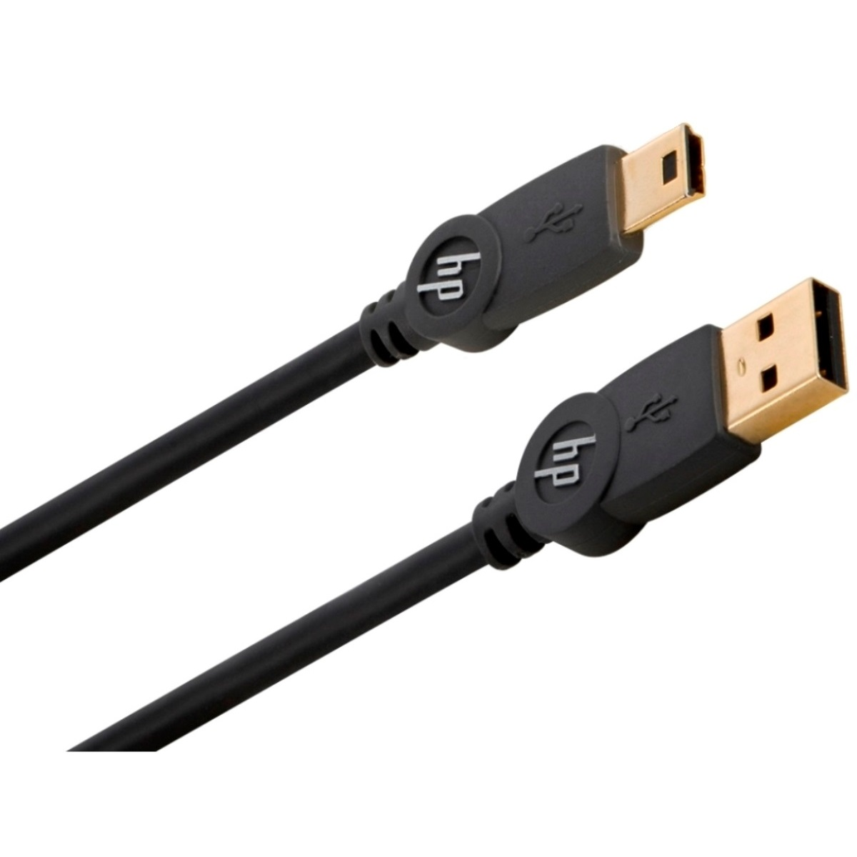 HP MONSTER CABLE 0,9m Mini-USB Mini-USB-Kabel Kabel, Schwarz High-Speed