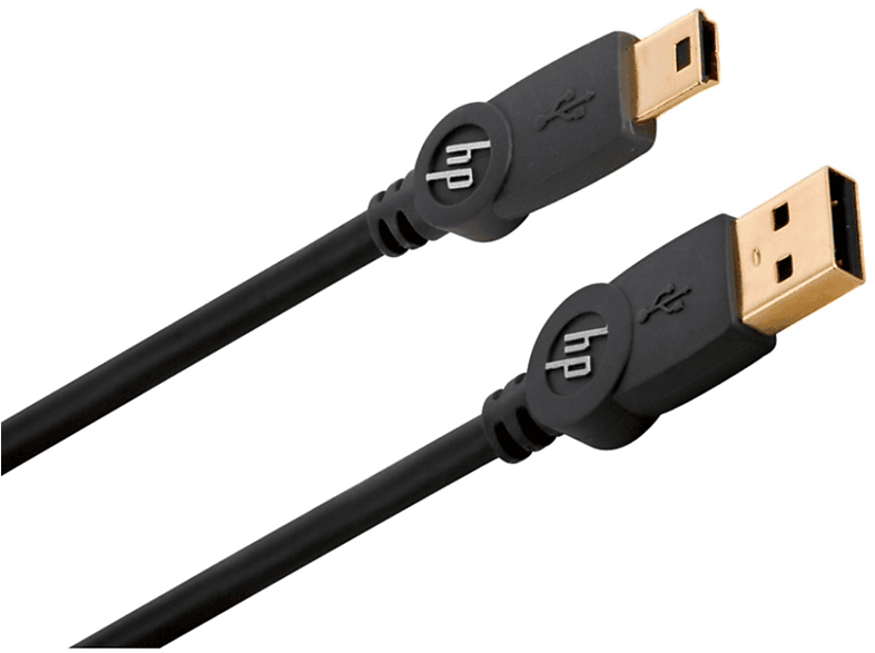 Kabel, Mini-USB MONSTER 0,9m HP High-Speed Schwarz Mini-USB-Kabel CABLE