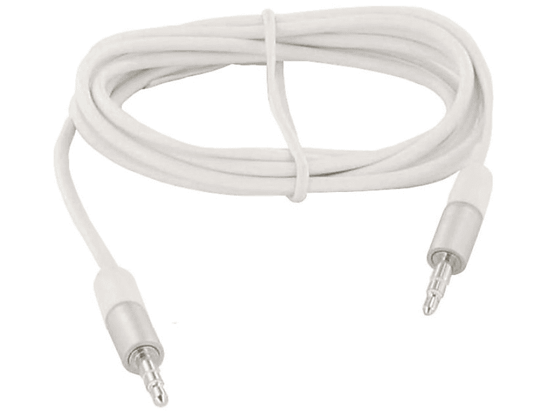 THOMSON Verbindungs-Kabel 3,5mm Klinke Verbindungskabel, Weiß