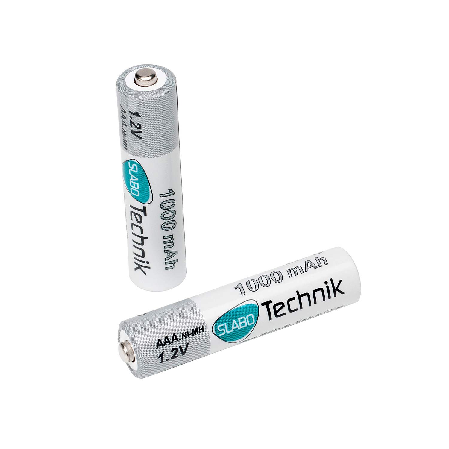 SLABO Ni-MH Akku Batterie wiederaufladbar - Batterien Akku wiederaufladbar AAA Batterien Micro 1.2V Ni-MH Micro / 1000mAh 12er-Pack AAA