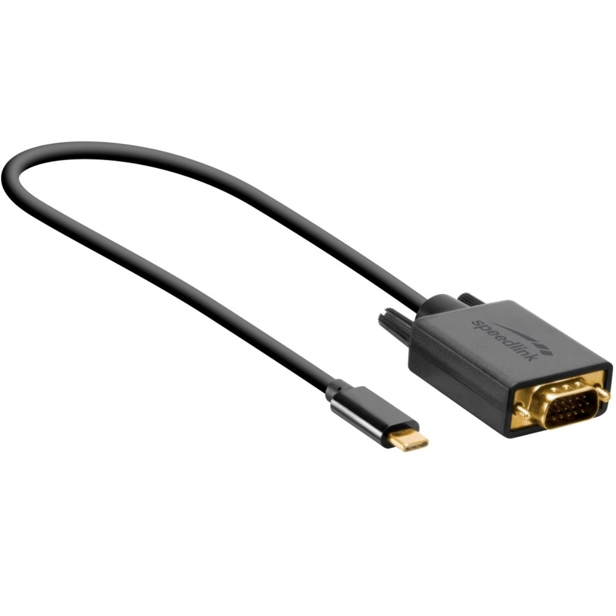 zu SPEEDLINK Adapter, Adapter-Kabel 1,8m HQ USB-C VGA USB-C Schwarz