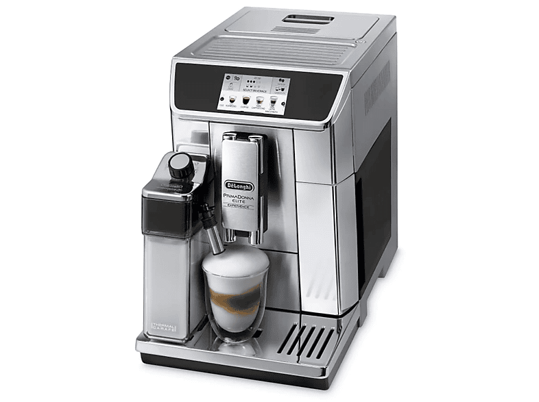 DELONGHI Elite Kaffeevollautomat Silber Experience Primadonna 650.85.MS ECAM