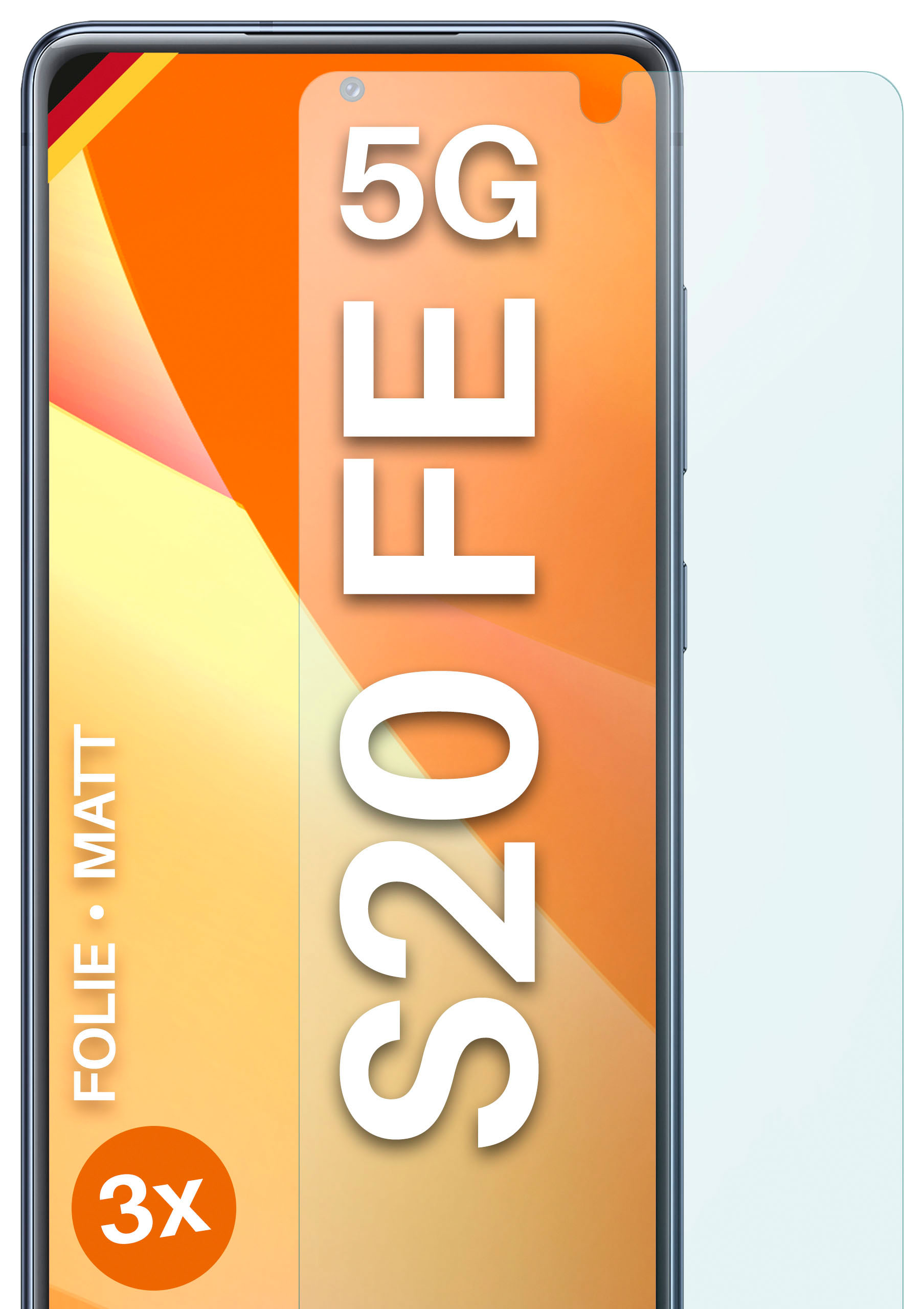 FE FE Galaxy Schutzfolie, Samsung / 5G) matt S20 3x MOEX Displayschutz(für