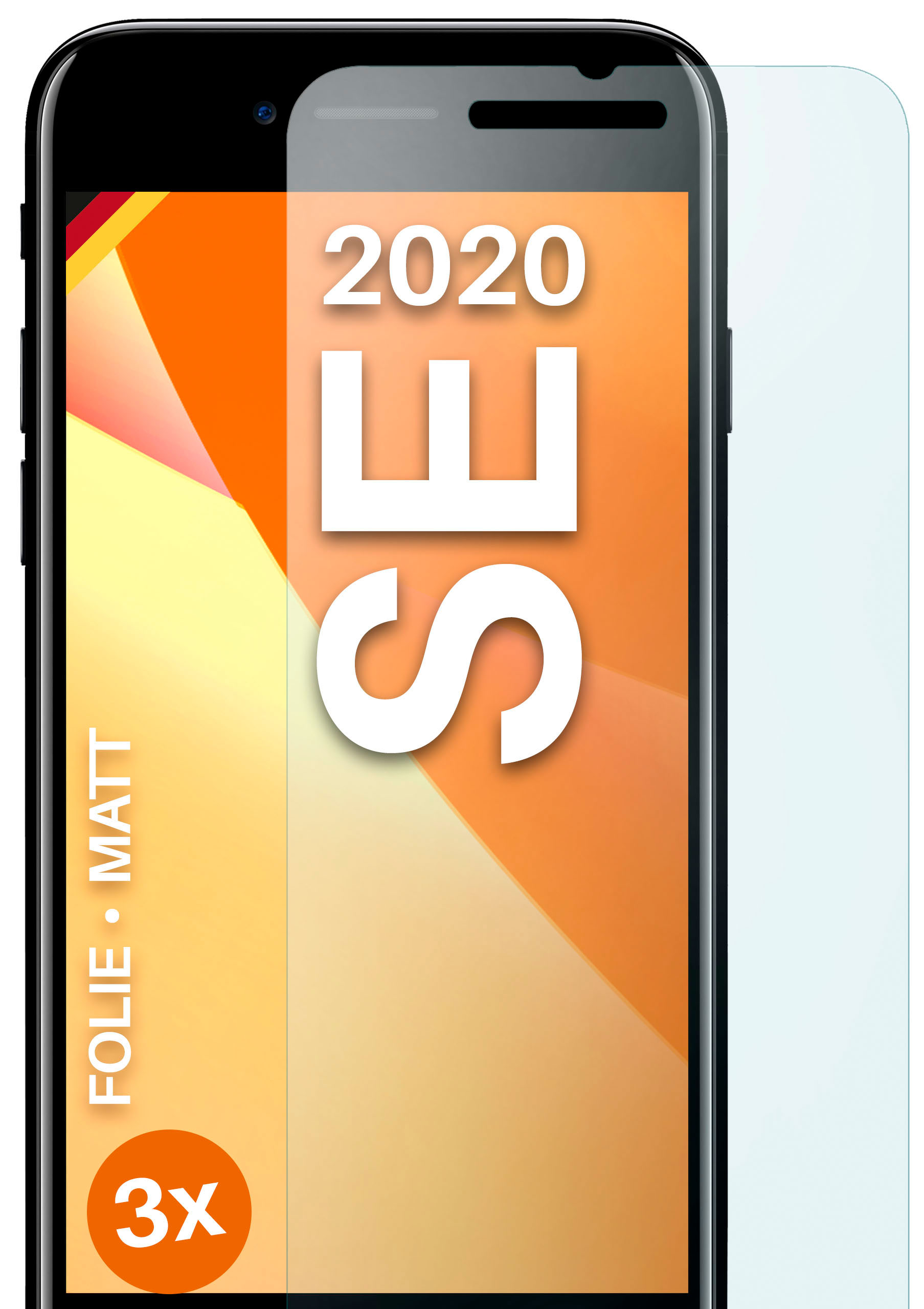iPhone matt (2020)) 3x Displayschutz(für Schutzfolie, MOEX Apple SE