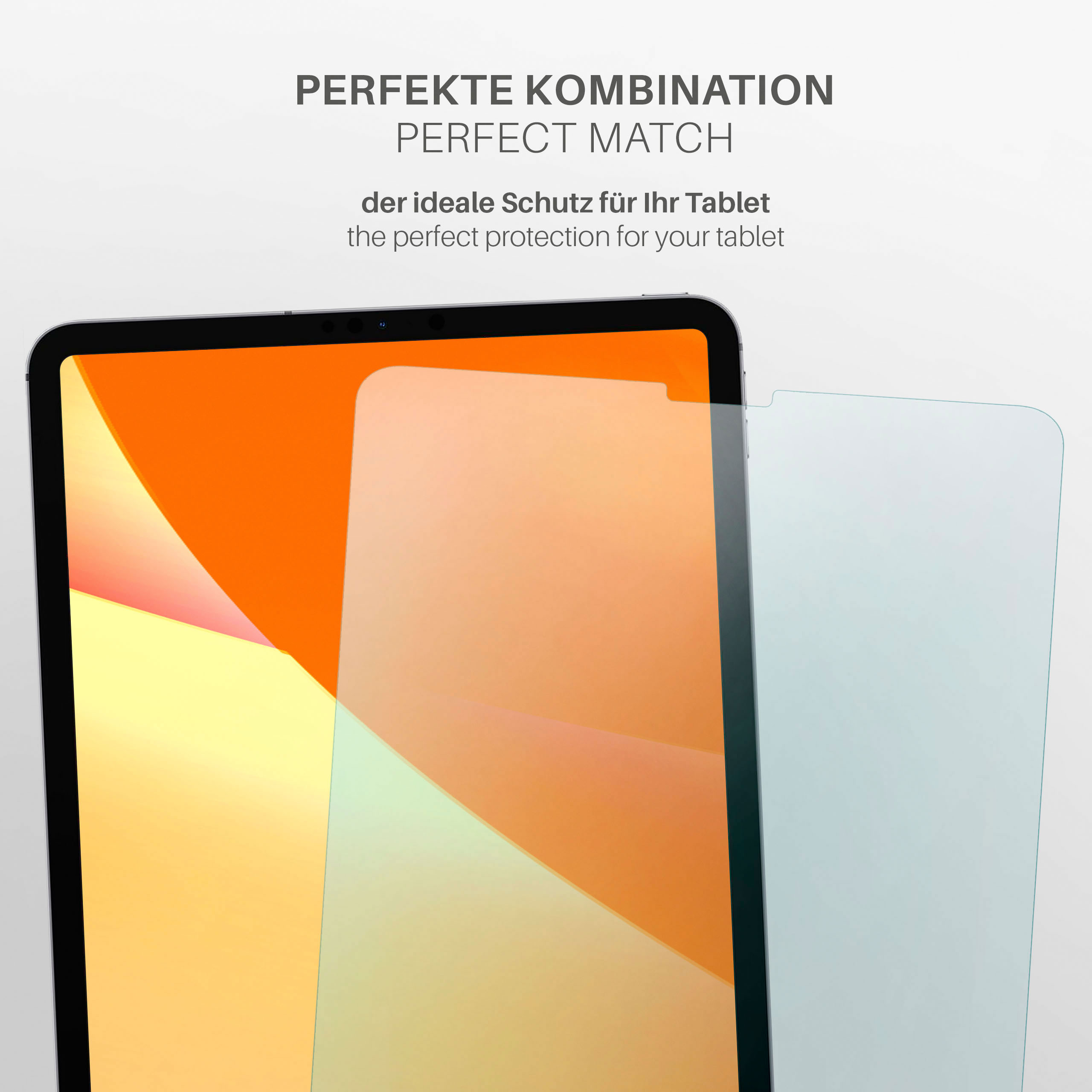 3x Apple 3/4)) MOEX iPad (Gen matt 12.9 Displayschutz(für Schutzfolie, Pro