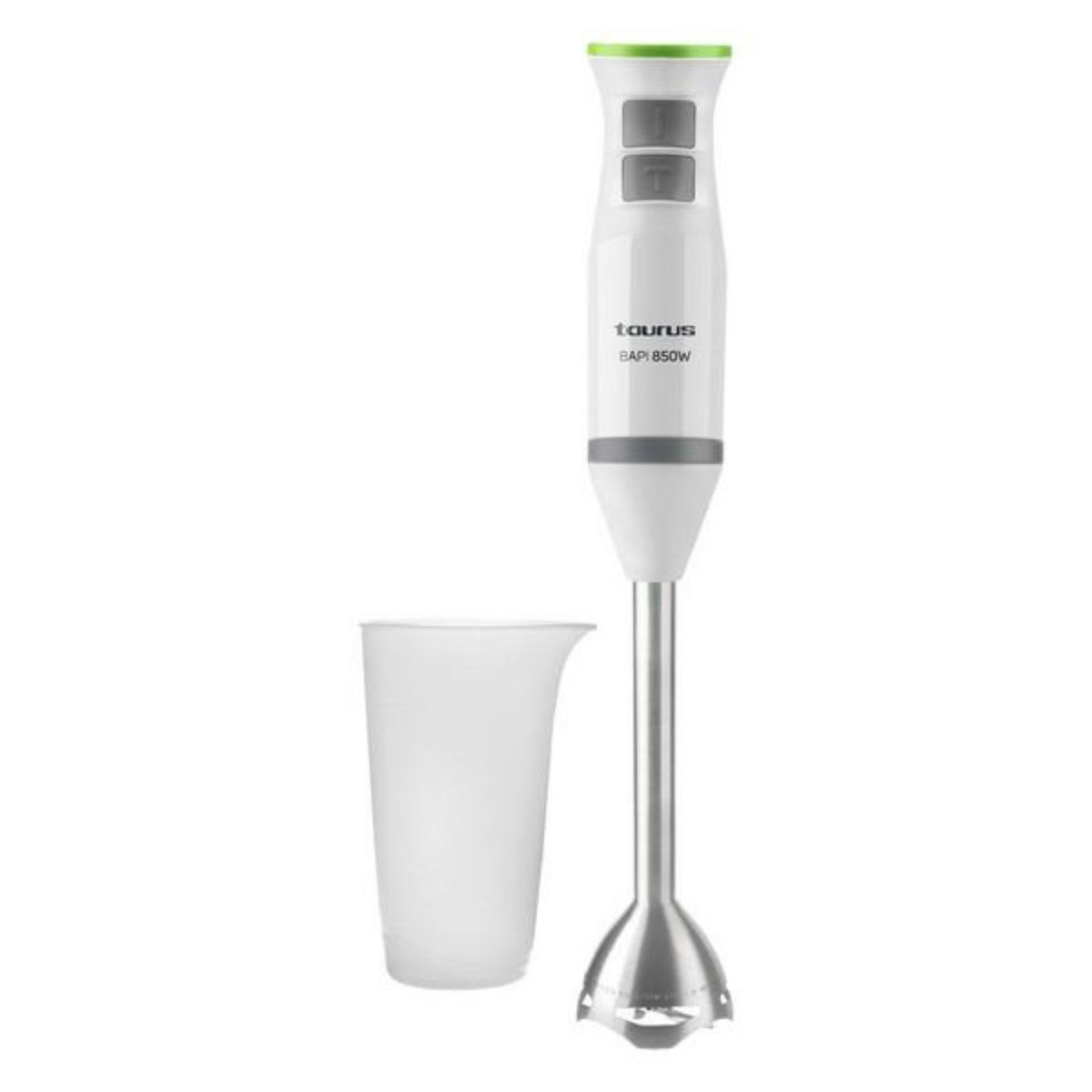Batidora de mano - Bapi 850 Inox TAURUS, 850 W, 20 velocidades, Blanco