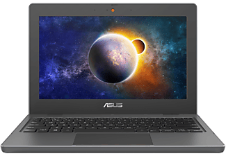 ASUS B Series, fertig eingerichtet, Notebook mit 11,6 Zoll Display, 4 GB RAM, 564 GB SSD, Intel UHD Graphics, Dark Grey