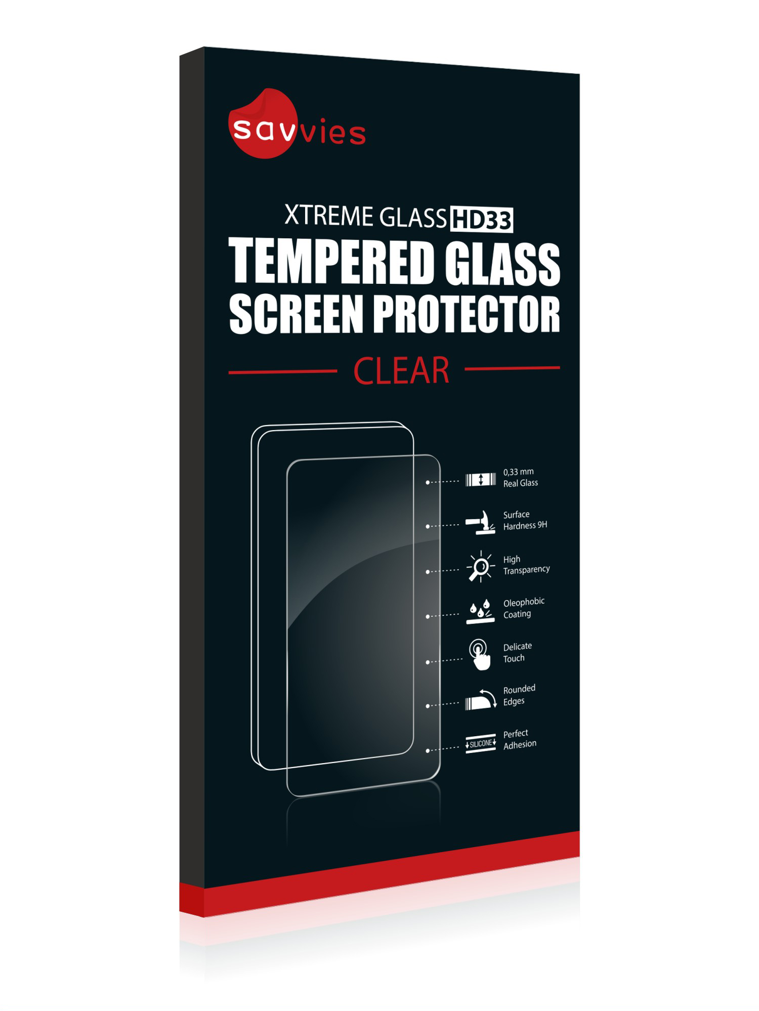 SAVVIES 9H klares Schutzglas(für Galaxy 5G) Plus S30 Samsung
