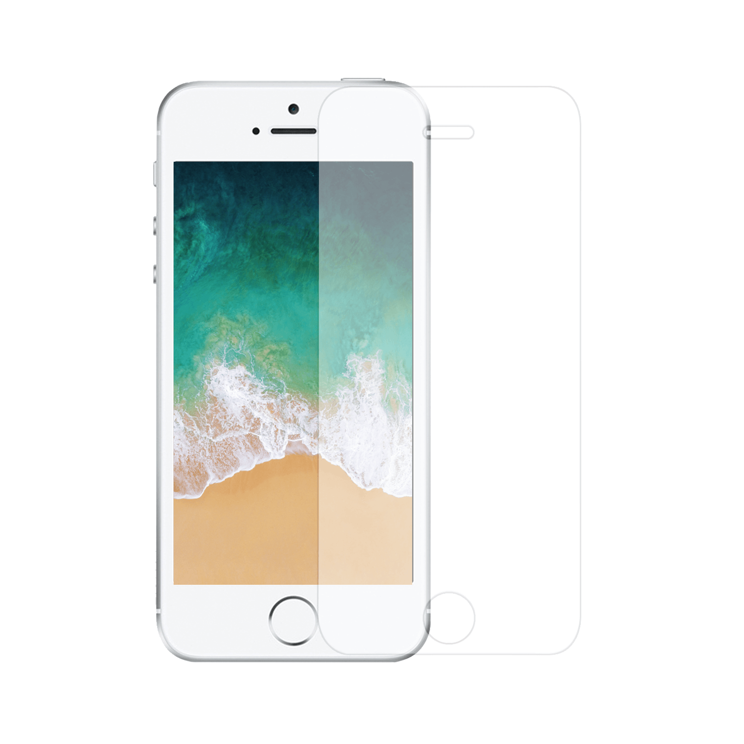 5SE) Apple Displayschutz(für Hydrogel - SCREENSAFE iPhone Folie (AA) CF Apple