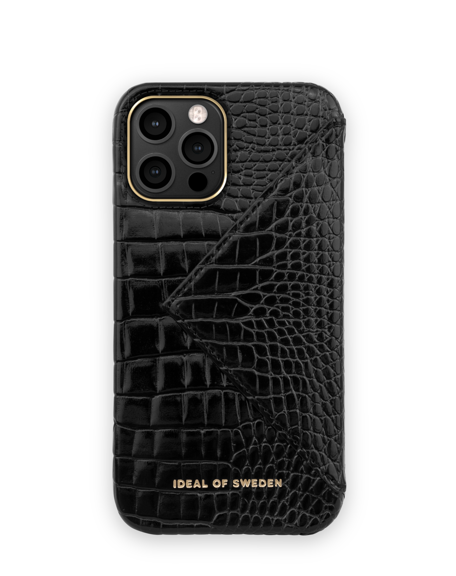 IDEAL OF SWEDEN IDSCAW20-2067, Backcover, Noir Croco Apple, Max, Pro IPhone 12 Neo