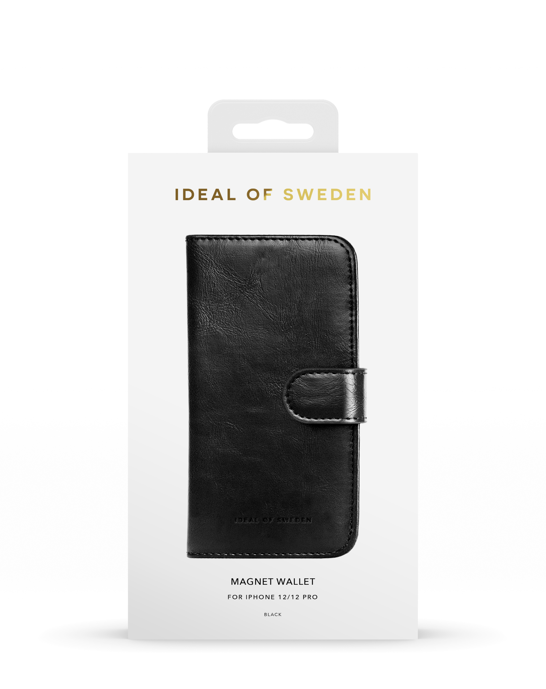 IDEAL OF SWEDEN IDMWP-I2061-01, Bookcover, Apple, Pro, iPhone iPhone Apple 12, Black Apple 12