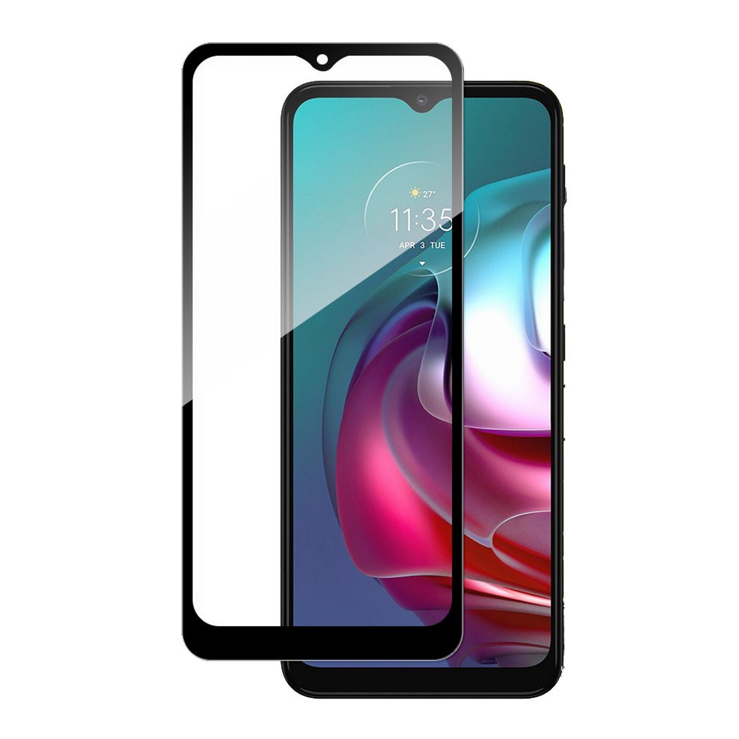 COFI 5D Schutzglas Displayschutz(für Motorola G30) Moto