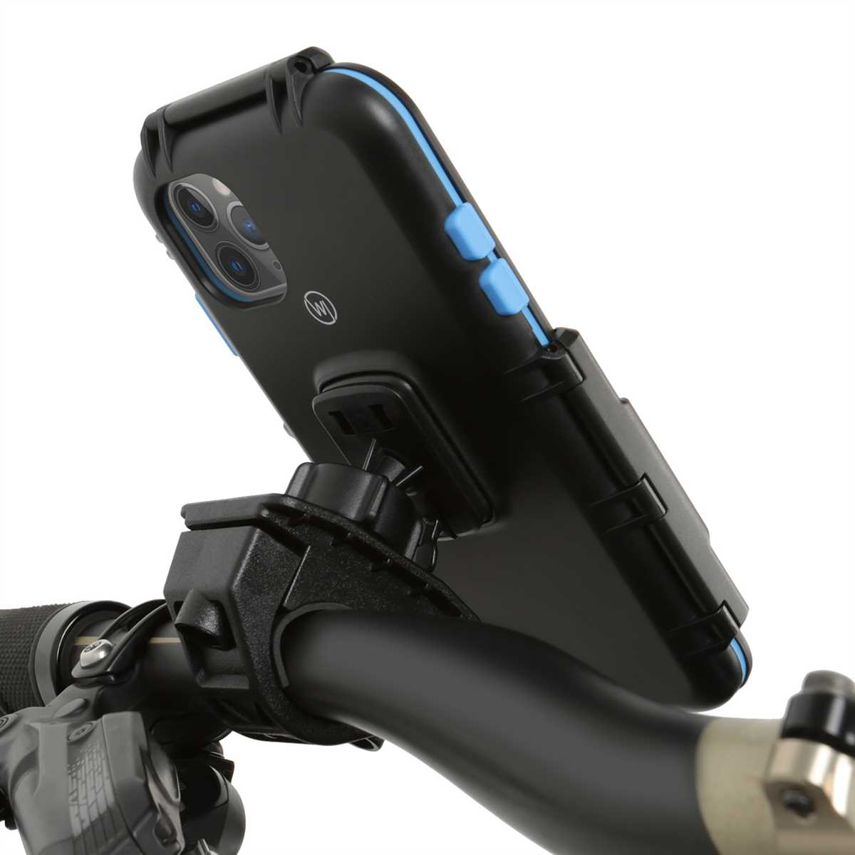 WICKED CHILI Tour Case wasserdichte Motorrad Max Handy Fahrradhalterung Apple / Pro Fahrrad Halterung, schwarz 11 iPhone für