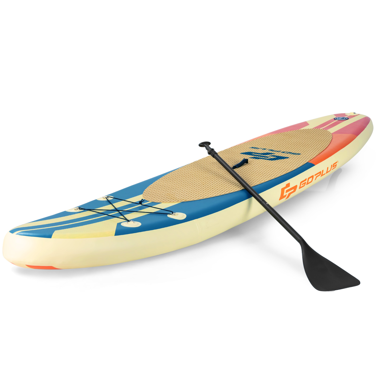 COSTWAY SUP Board Stand Up /orange Gelb Paddle