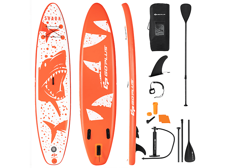 Paddle, SUP Orange Up COSTWAY Board Stand