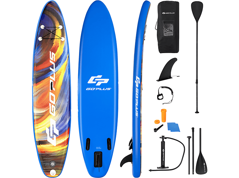 COSTWAY SUP Board Blau Stand Up Paddle