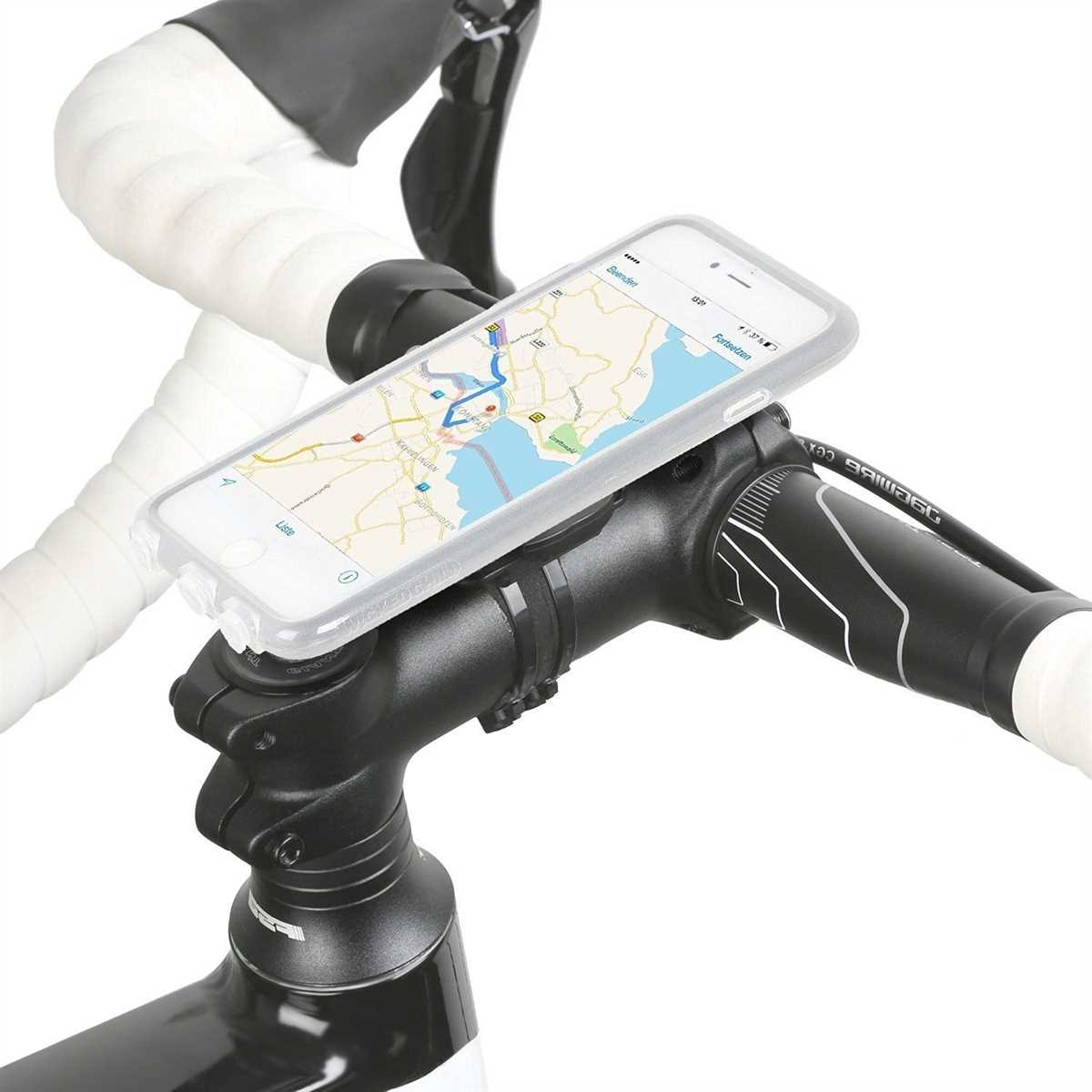 WICKED CHILI QuickMOUNT Apple / Plus Halterung, / Set Handy Motorradhalterung iPhone 6S+ 6+ Fahrrad schwarz Fahrradhalterung für / Motorrad