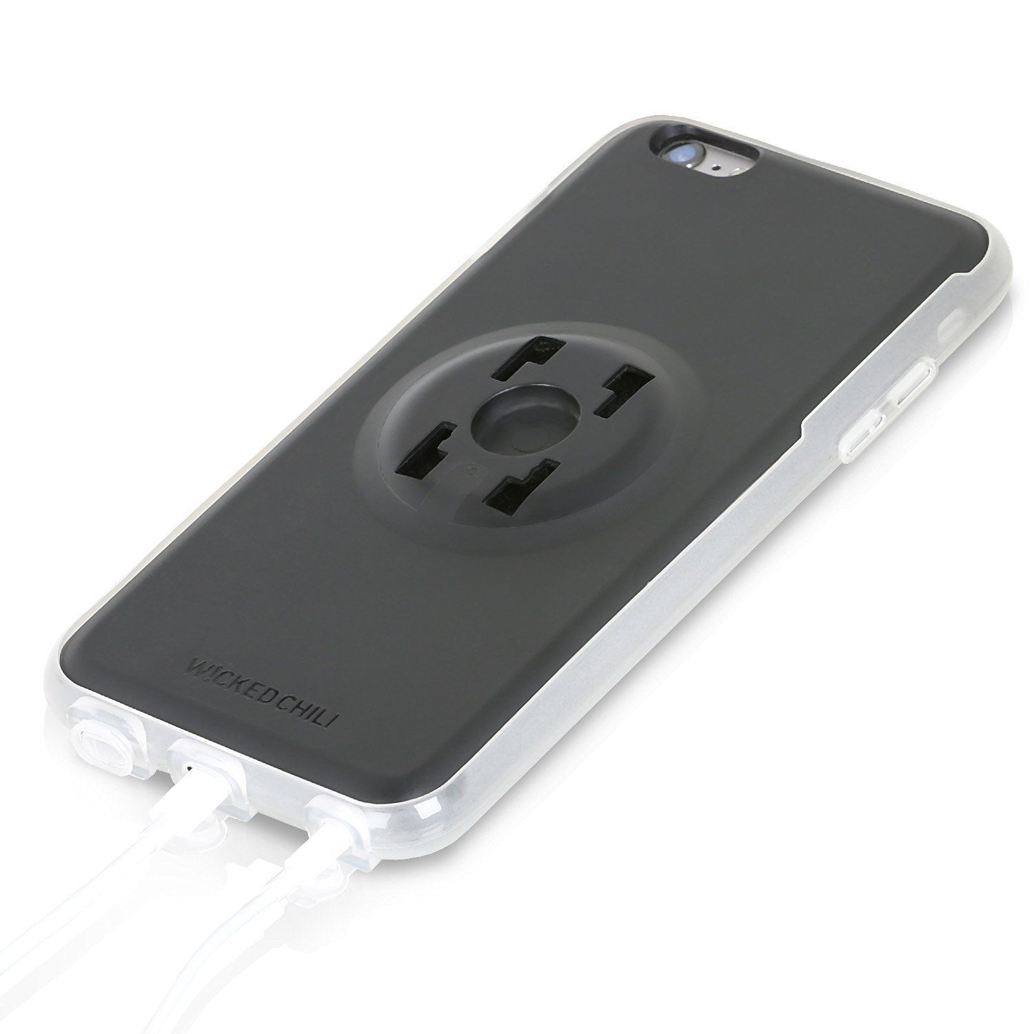 WICKED CHILI QuickMOUNT Fahrradhalterung / iPhone Fahrrad Motorrad 6+ / Motorradhalterung schwarz 6S+ Handy Halterung, Set / Apple Plus für