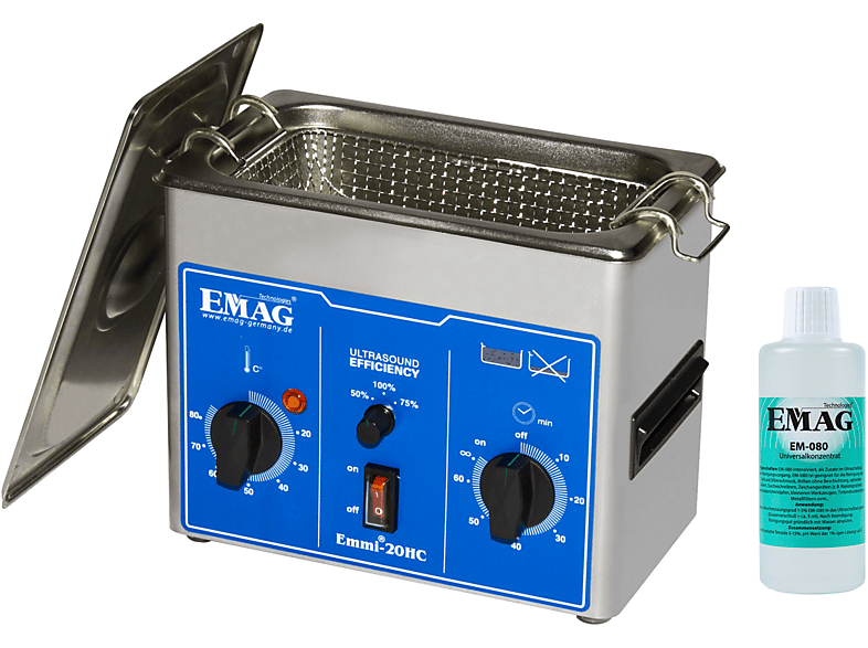 EMAG emmi® 20HC Ultraschallreiniger Edelstahl Ultraschallreinigungsgerät