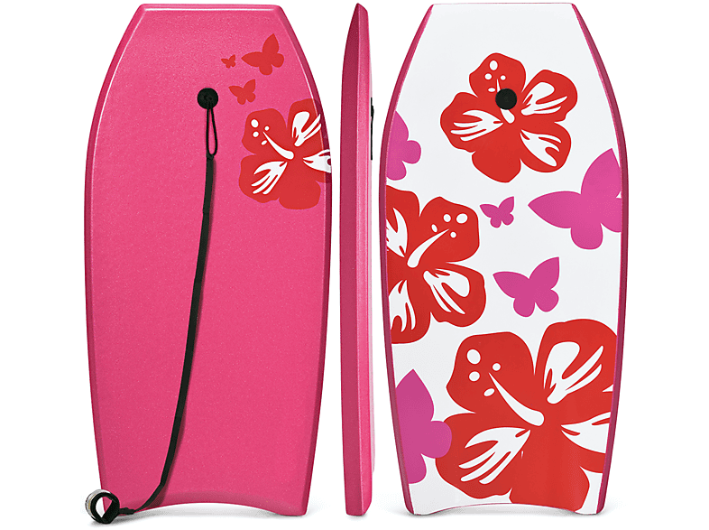 COSTWAY Bodyboard Stand Up Rosa Paddle