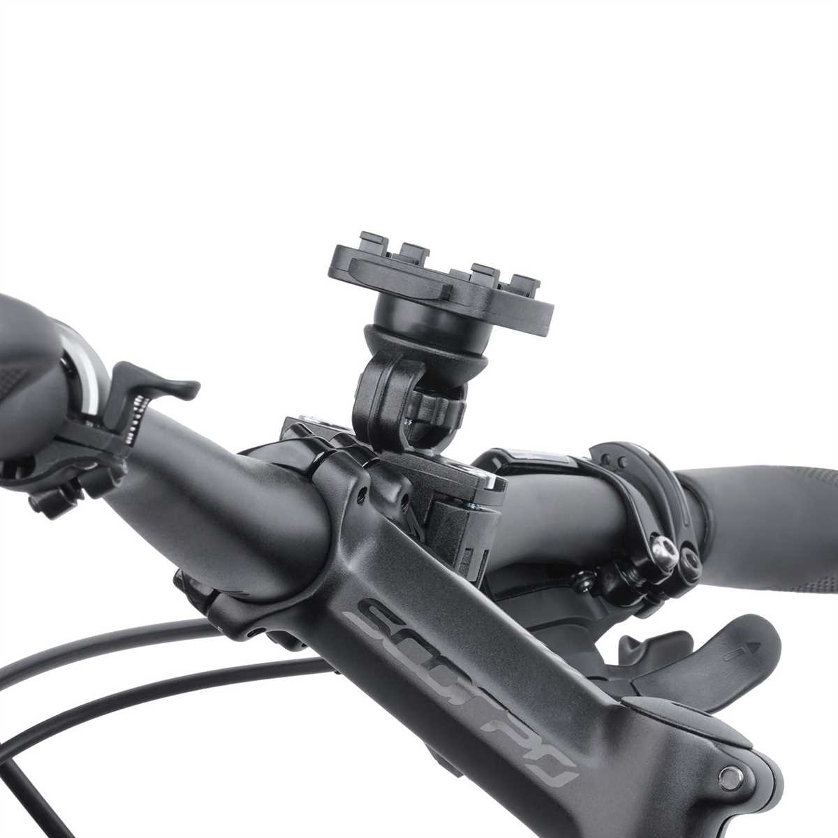 WICKED CHILI QuickMOUNT Ersatz Lenker schwarz Vorbau Fahrrad Fahrradhalterung Befestigung Kugelgelenk für Halterung, Motorradhalterung / Handy / Motorrad