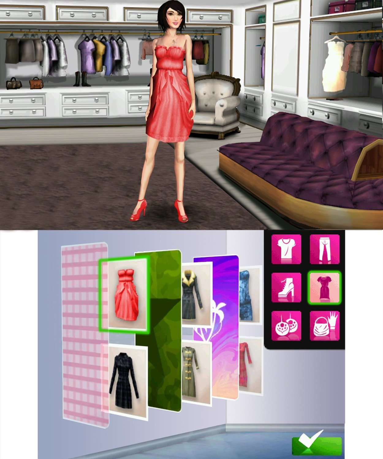 Sophies Freunde - Collection World [Nintendo Babysitting / 3DS] - (Fashion Mode-Designer) 
