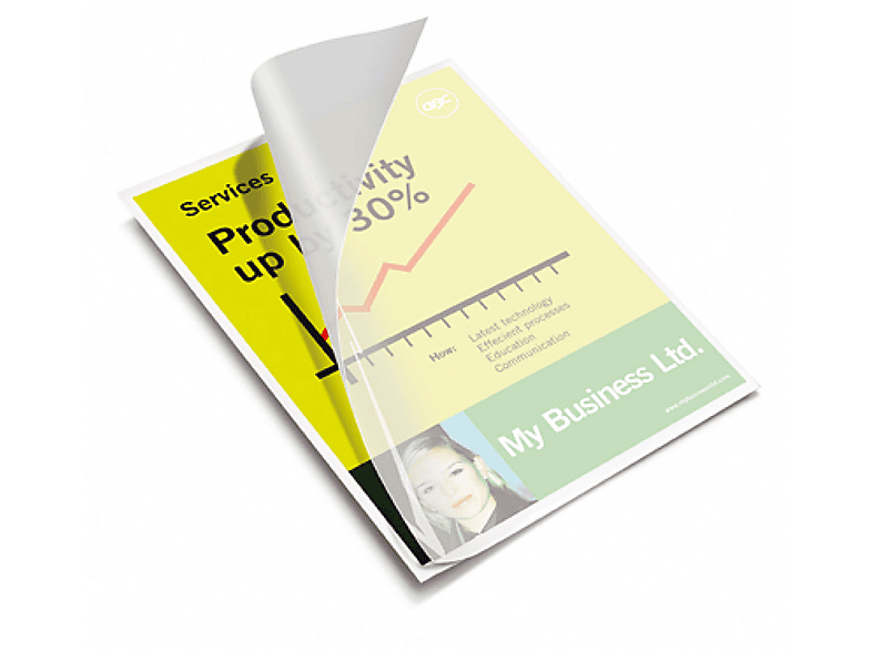 DHP Laminierhüllen A4 80 Mikron - 100 Stück Glänzend