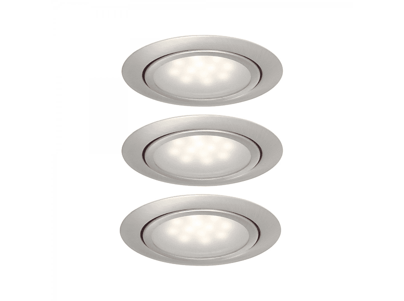 PAULMANN LICHT 3er Micro Line Warmweiß Set Möbeleinbauleuchten LED
