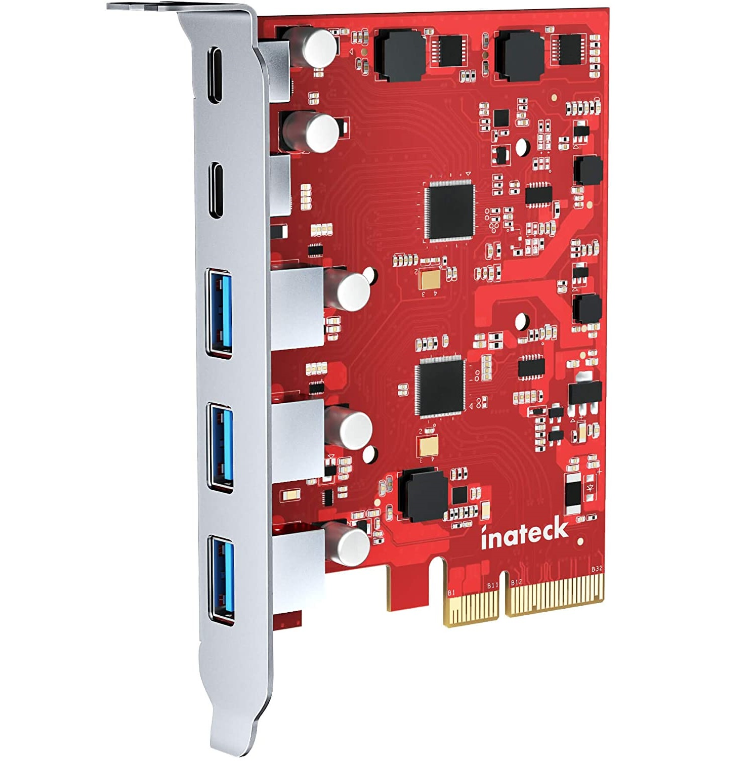 INATECK PCI RedComets USB Express-Karte 2 Express U21 20 3.2 zu mit Karte PCIe Gen Bandbreite Gbit/s karte