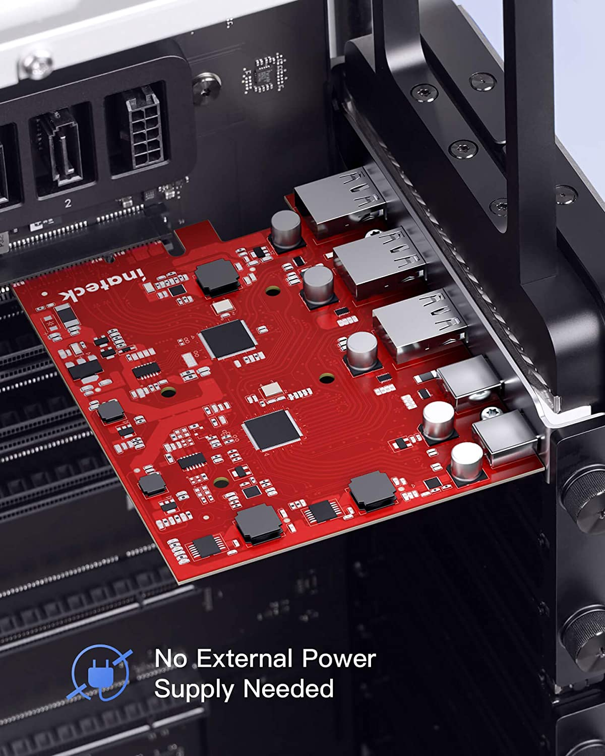 INATECK PCI Express-Karte mit 3.2 20 RedComets Karte 2 Gbit/s U21 USB Express Bandbreite zu karte PCIe Gen